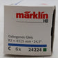 Marklin 24224 HO R2 7-1/4" 24.3° Curved  C Track Sections EX/Box