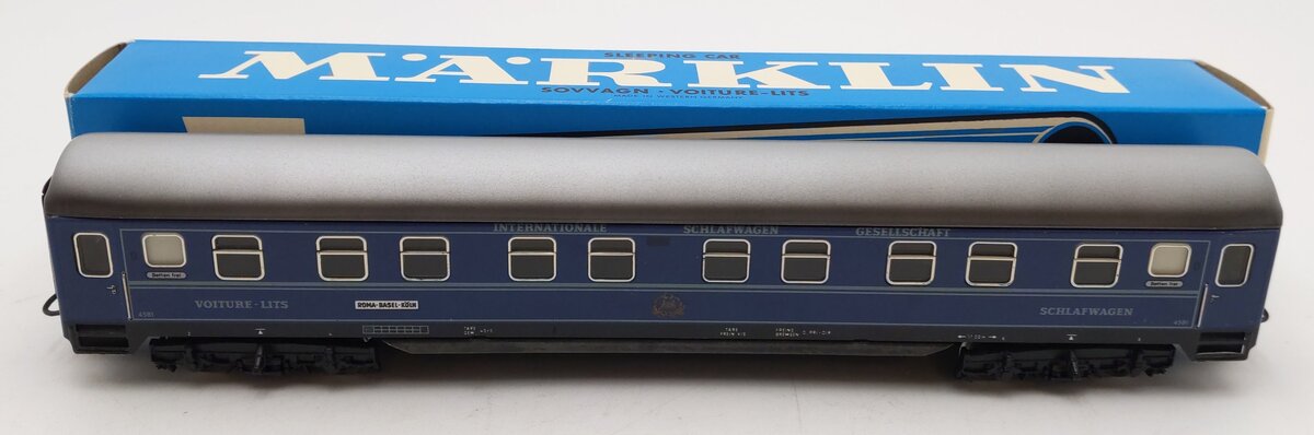 Marklin 4029 HO Scale Sovevogn Sleeper Car #4581 EX/Box