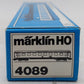Marklin 4089 HO Scale Tee Compartment Coach w/ Tail Lights EX/Box