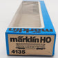 Marklin 4135 HO Scale Nichtroucher 3rd Class Passenger Car LN/Box