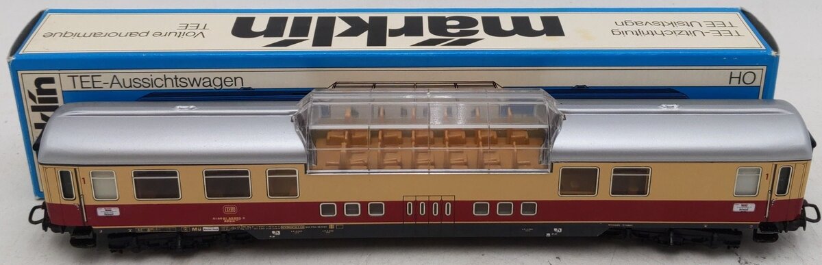 Marklin 4090 HO Scale TEE Observation Car EX/Box