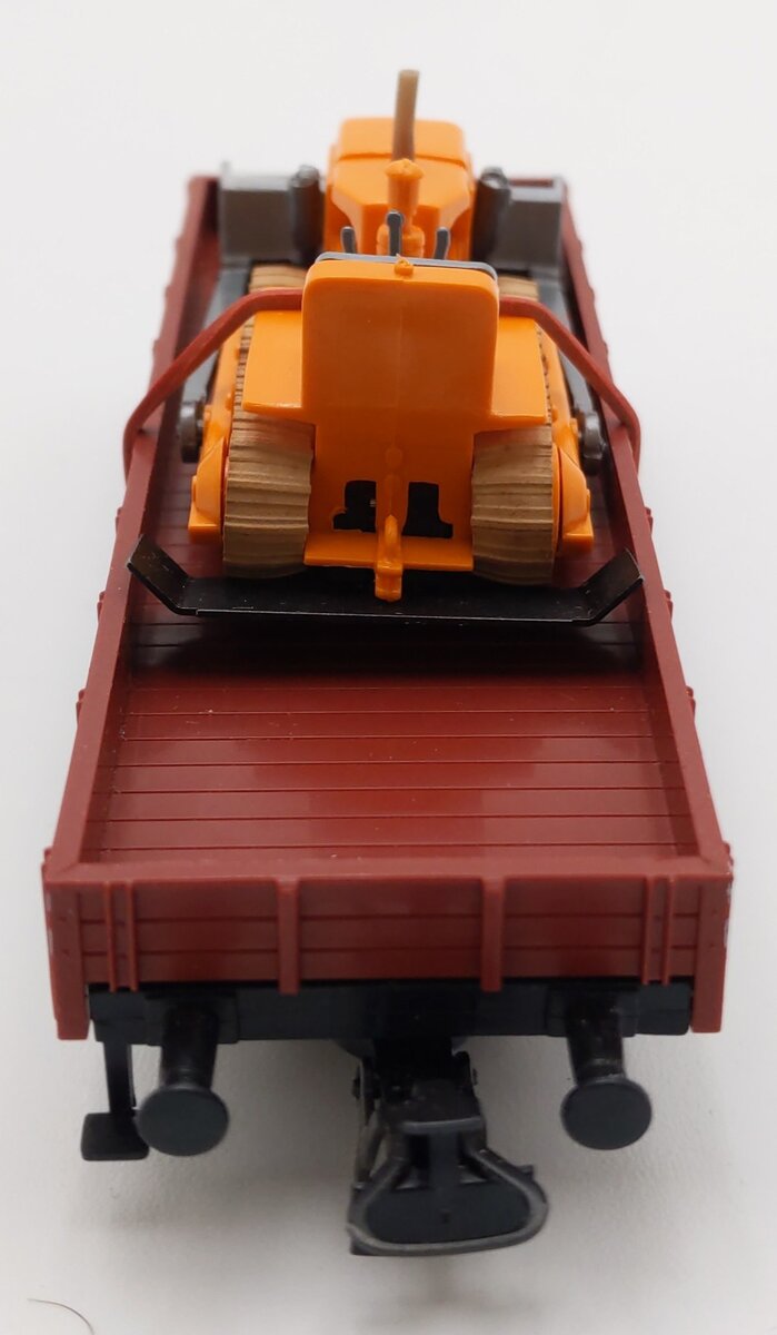 Marklin 4424 HO Scale DB Low Side Gondola w/ Bulldozer Load EX/Box