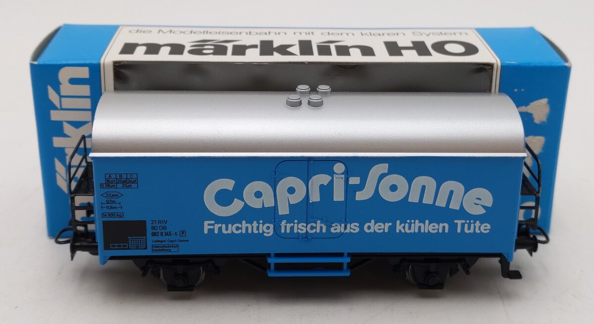 Marklin 4425 HO Scale Capri-Sonne Reefer LN/Box
