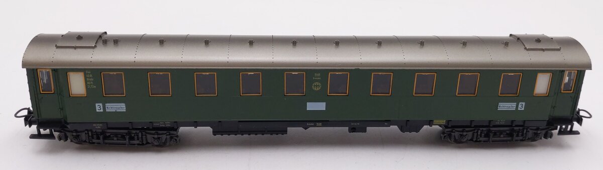 Marklin 4141 HO Scale Dresden 3rd Class Green Passenger Car #16408 EX/Box