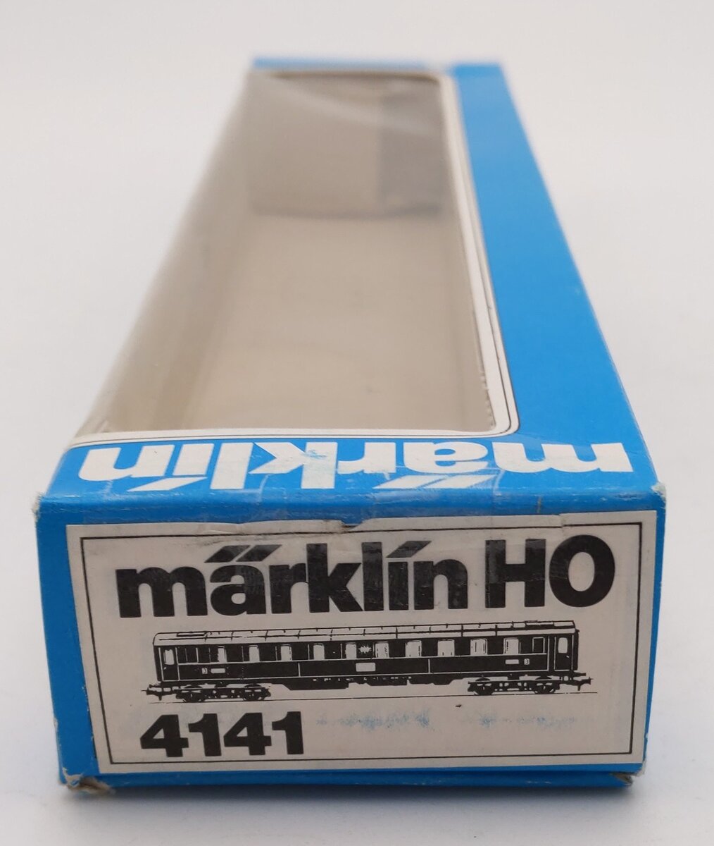 Marklin 4141 HO DR 3rd Class Green Passenger Car #16408 EX/Box