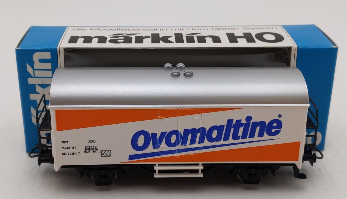 Marklin 4428 HO Ovomaltine Freight Car LN/Box