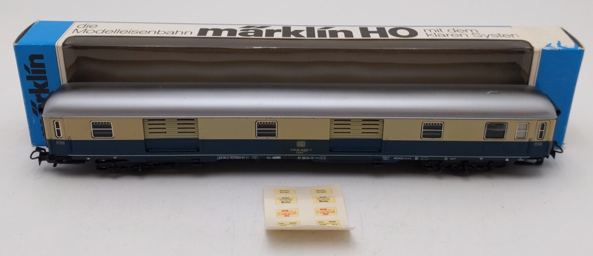 Marklin 4093 HO Scale DB Passenger Car EX/Box
