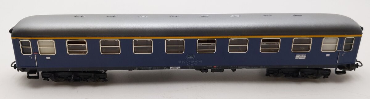 Marklin 4051 HO Scale DB Aum Express Coach w/ Interior EX/Box