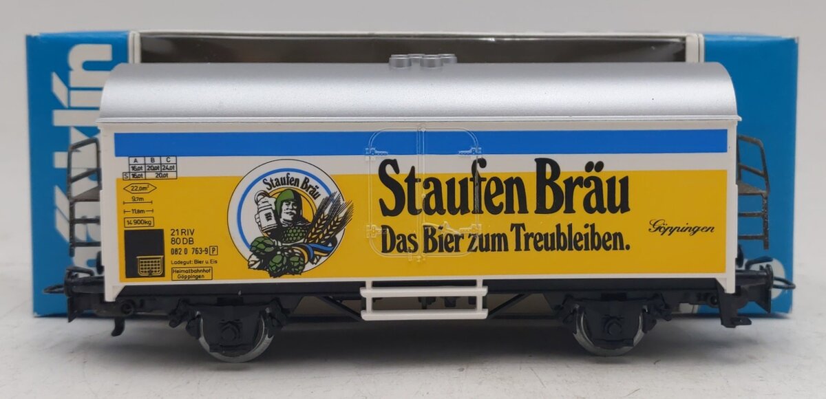 Marklin 4429 HO Scale Staufen Brau Freight Car LN/Box