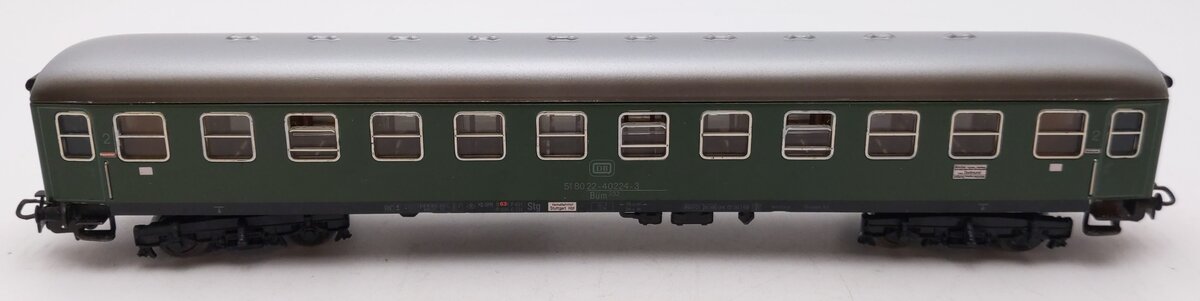 Marklin 4052 HO DB 2nd Class Green Express Coach EX/Box