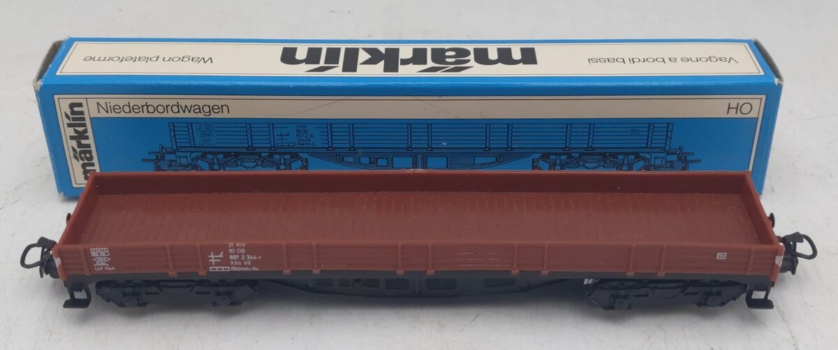 Marklin 4514 Low-Sided Bogie Goods Truck (Gondola) LN/Box