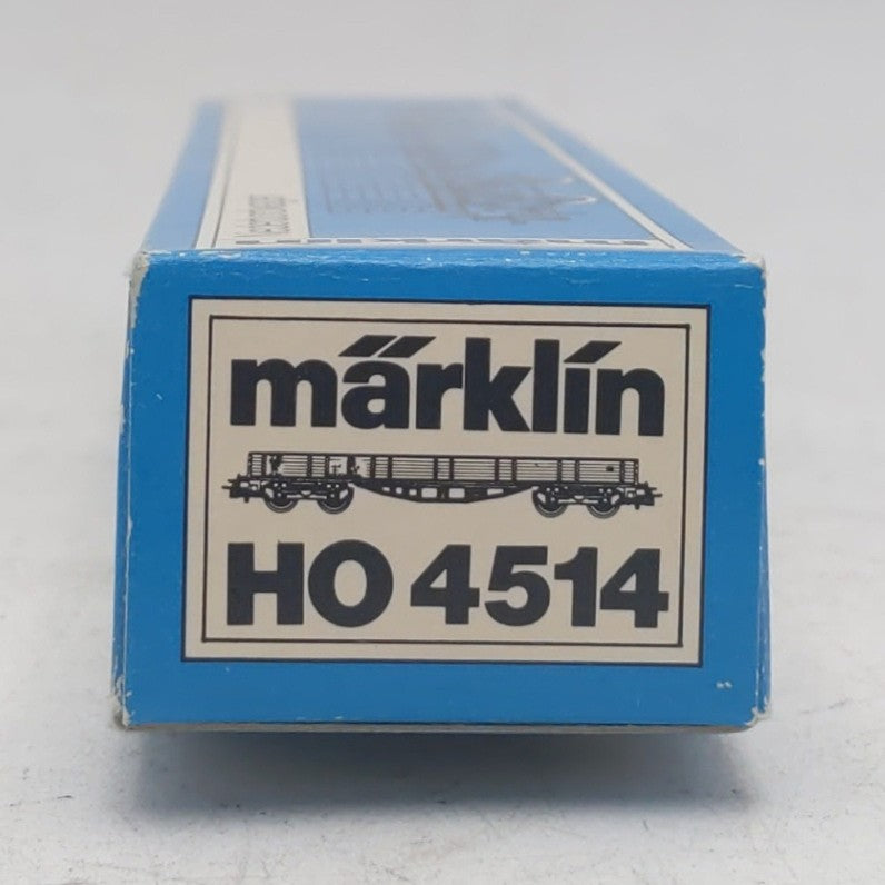 Marklin 4514 Low-Sided Bogie Goods Truck (Gondola) LN/Box