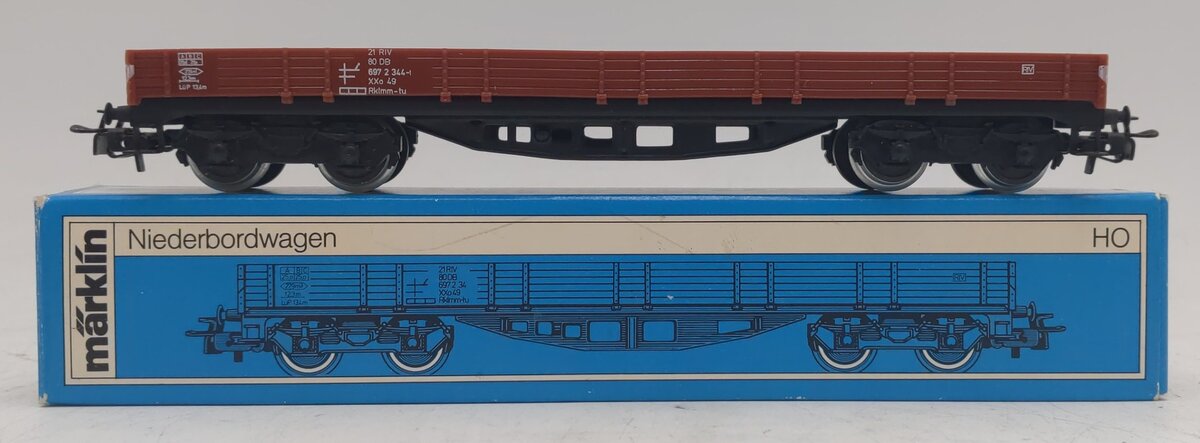 Marklin 4514 Low-Sided Bogie Goods Truck (Gondola) LN/Box