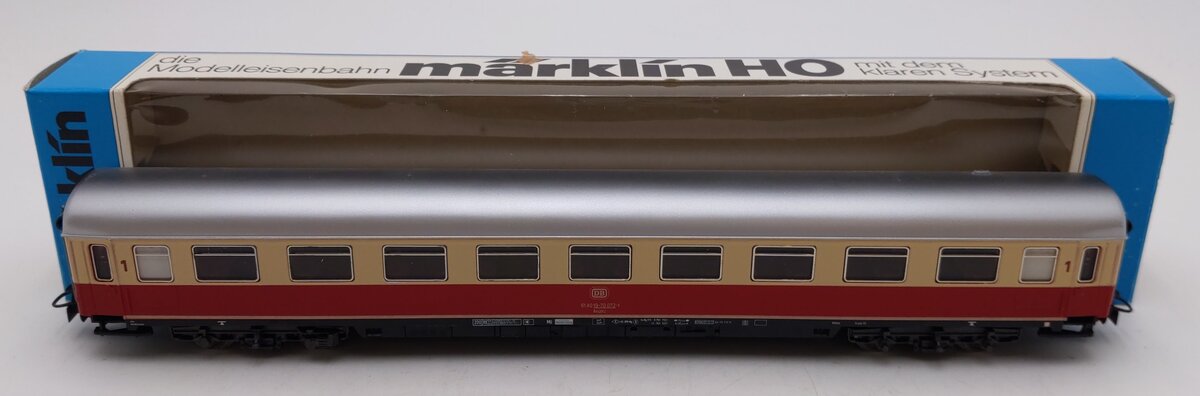 Marklin 4095 HO Scale DB TEE InterCity Coupé Carriage Passenger Car EX/Box
