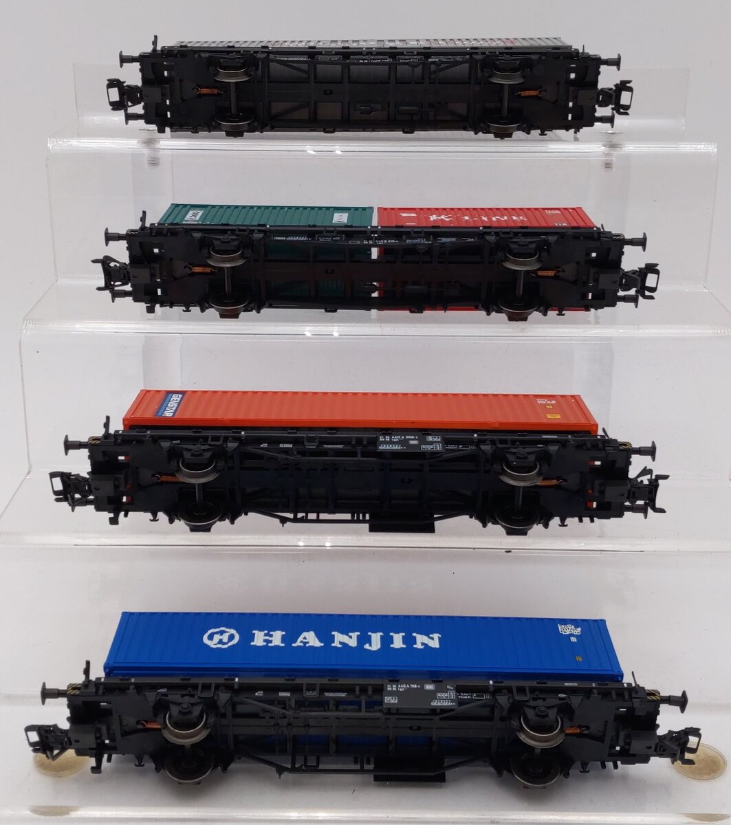 Marklin 4515 HO Scale “Container Transport“ Car Set (Set of 4) LN/Box