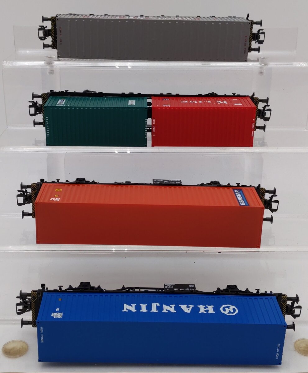 Marklin 4515 HO Scale “Container Transport“ Car Set (Set of 4) LN/Box