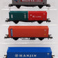 Marklin 4515 HO Scale “Container Transport“ Car Set (Set of 4) LN/Box