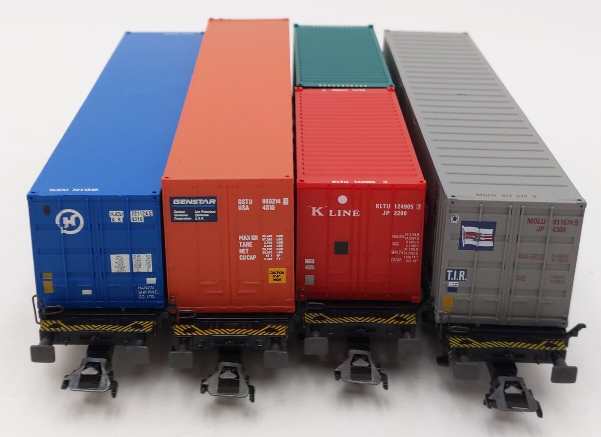 Marklin 4515 HO Scale “Container Transport“ Car Set (Set of 4) LN/Box