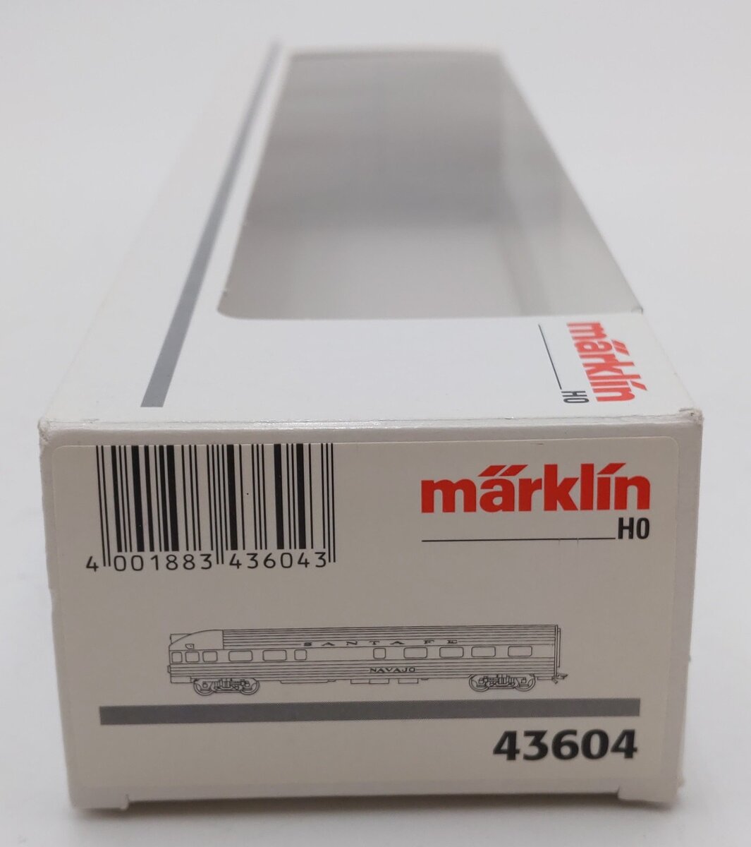 Marklin 43604 HO Scale ATSF Streamline "Navajo" Observation Car LN/Box
