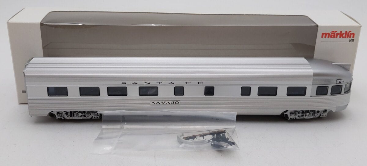 Marklin 43604 HO Scale ATSF Streamline "Navajo" Observation Car LN/Box