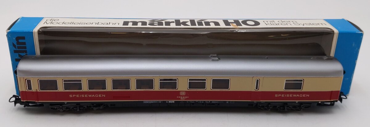 Marklin 4097 HO Scale DB Dining Car #61 80 88-80 113-8 EX/Box