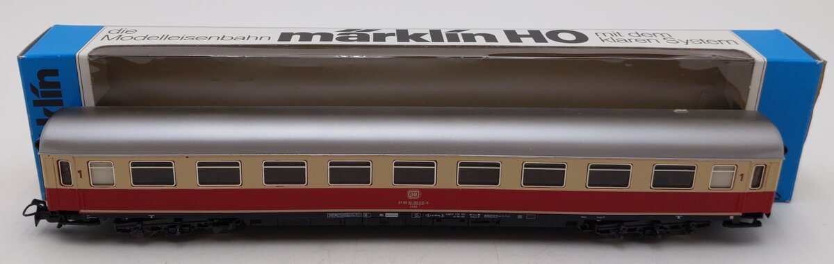 Marklin 4098 HO 1st Class DB Avmz Passenger Car #:61 80 19-90 016-5 EX/Box