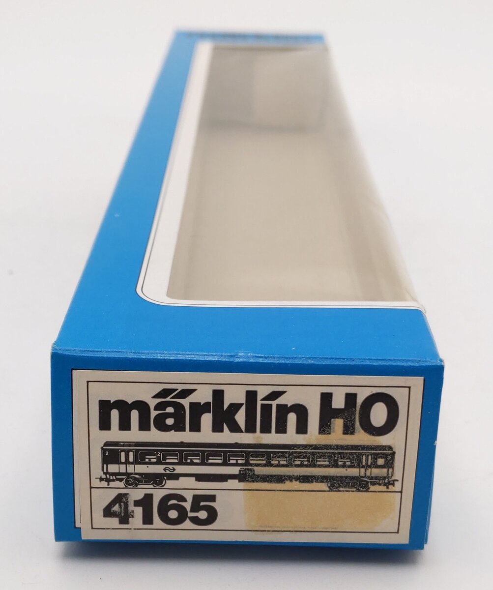 Marklin 4165 HO Scale 2nd Class Intercity Passenger Car #50 84 20-70-813-5 LN/Box