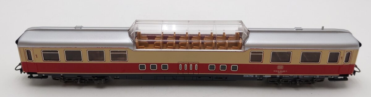 Marklin 4099 HO DB Red and Cream Vista Dome Car EX/Box