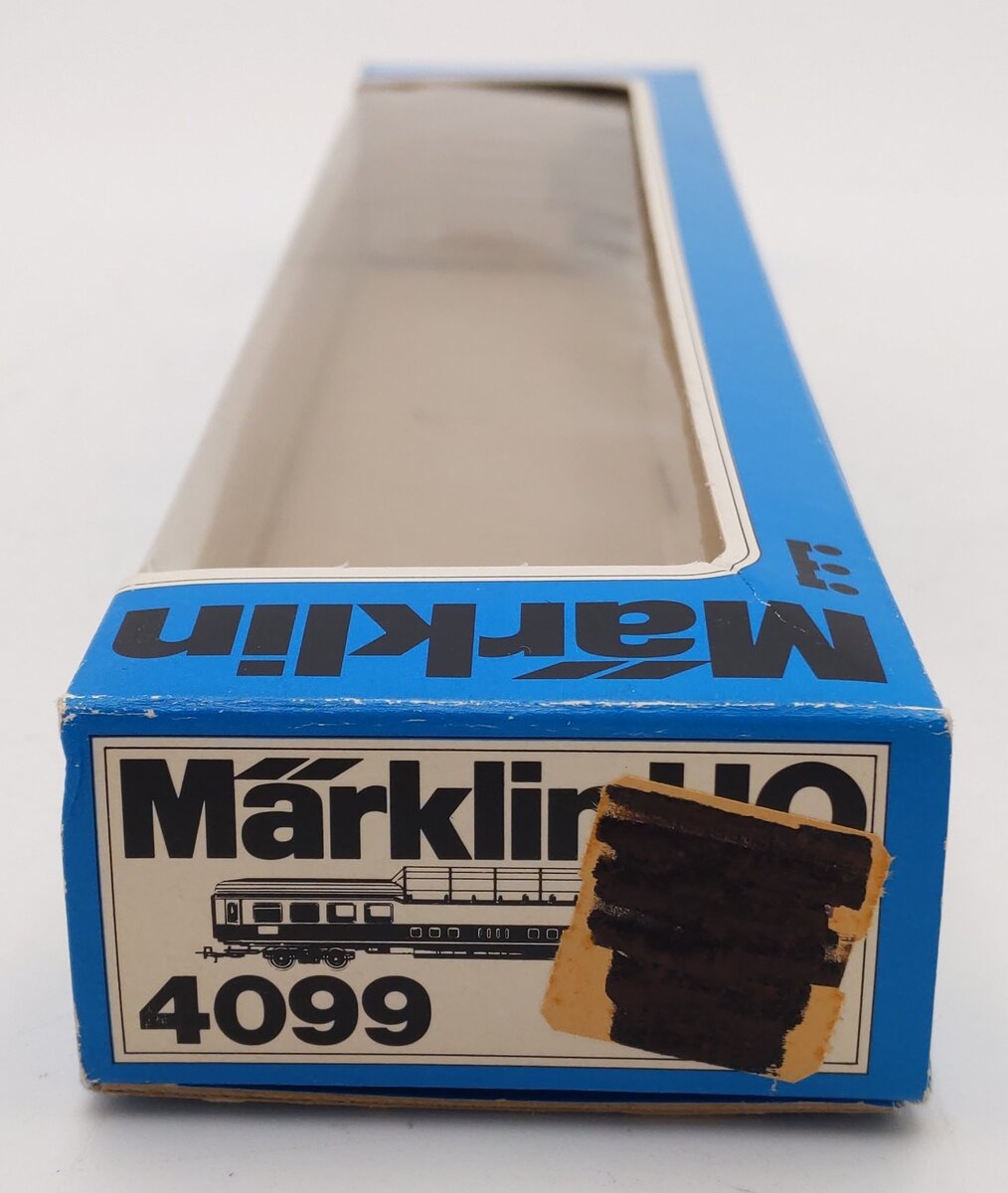 Marklin 4099 HO DB Red and Cream Vista Dome Car EX/Box