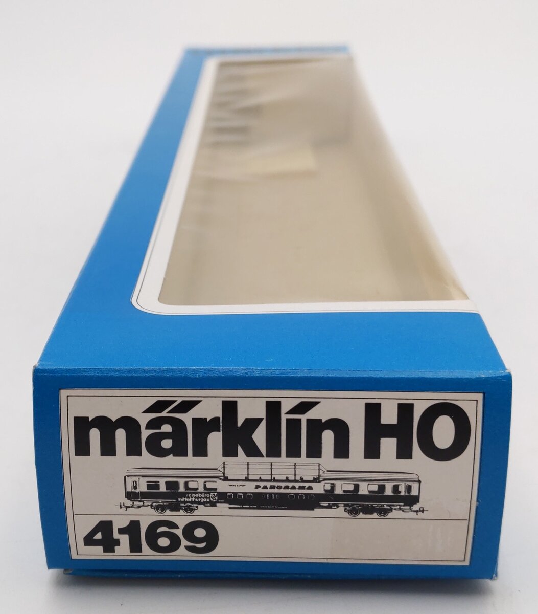 Marklin 4169 HO Scale Trans-Europ Panorama Vista Dome Car EX/Box