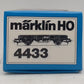 Marklin 4433 HO Scale Gray Flat Car LN/Box
