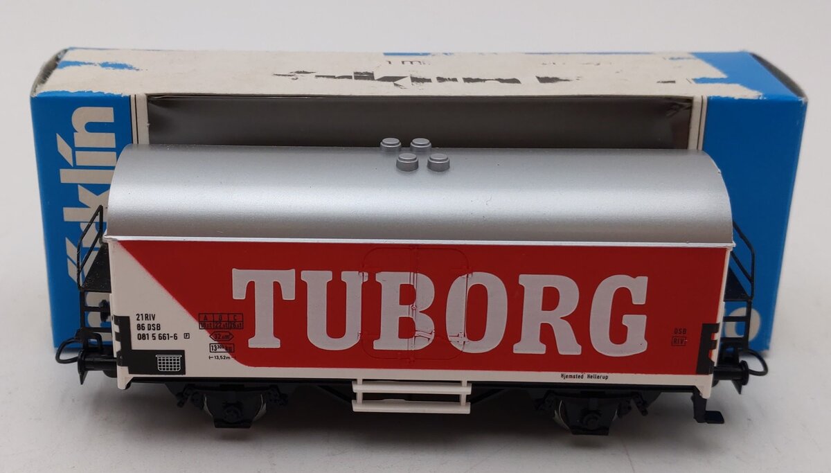 Marklin 4536 HO Scale Tuborg Reefer Beer Car LN/Box
