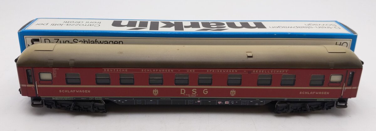 Marklin 4064 HO Scale DSG Express Sleeper Car EX/Box
