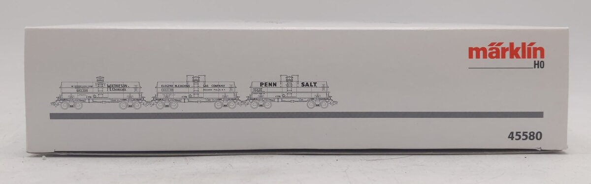 Marklin 45580 HO Scale SHP EBG & TEL 6,000 Gallon Tank Cars (Set of 3) LN/Box