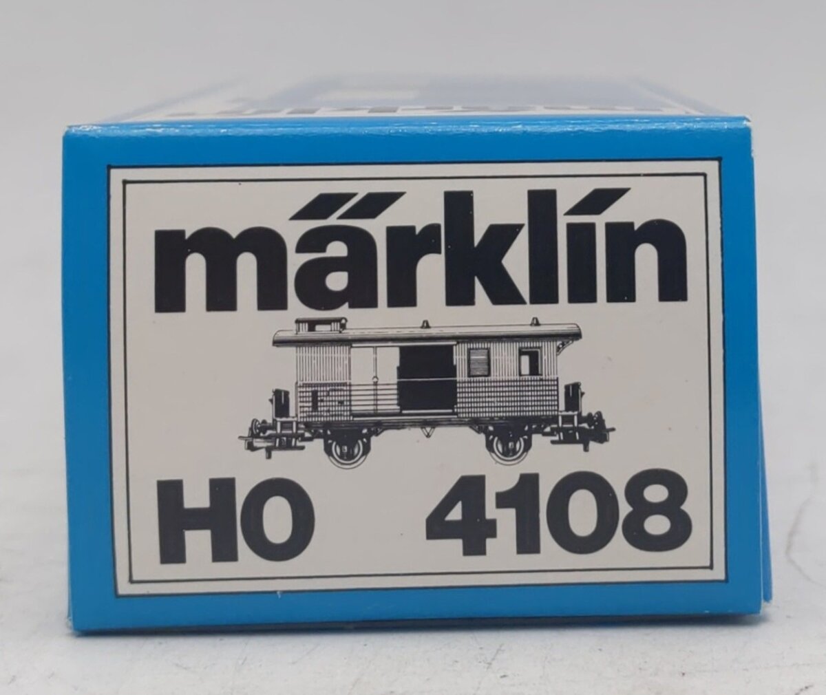 Marklin 4108 HO Scale German Local Baggage Car VG/Box