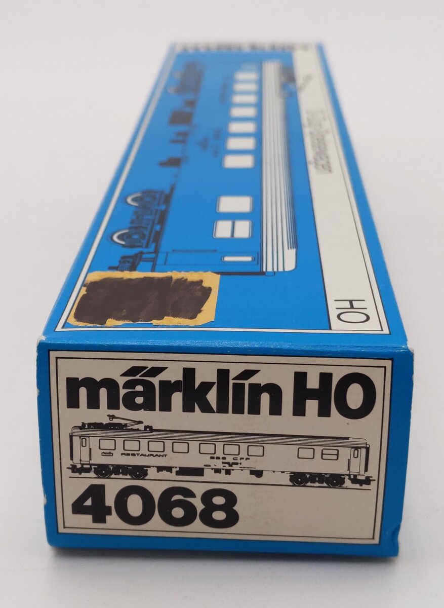 Marklin 4068 HO Scale Swiss Railways Express Restaurant Car EX/Box