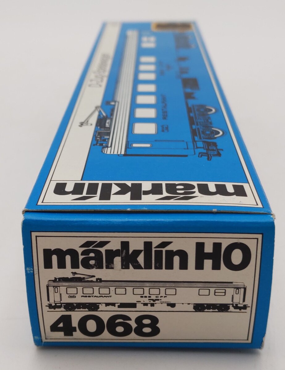 Marklin 4068 HO Scale Swiss Railways Express Restaurant Car EX/Box