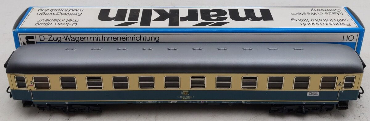 Marklin 4112 HO DB Class 2 Express Coach EX/Box