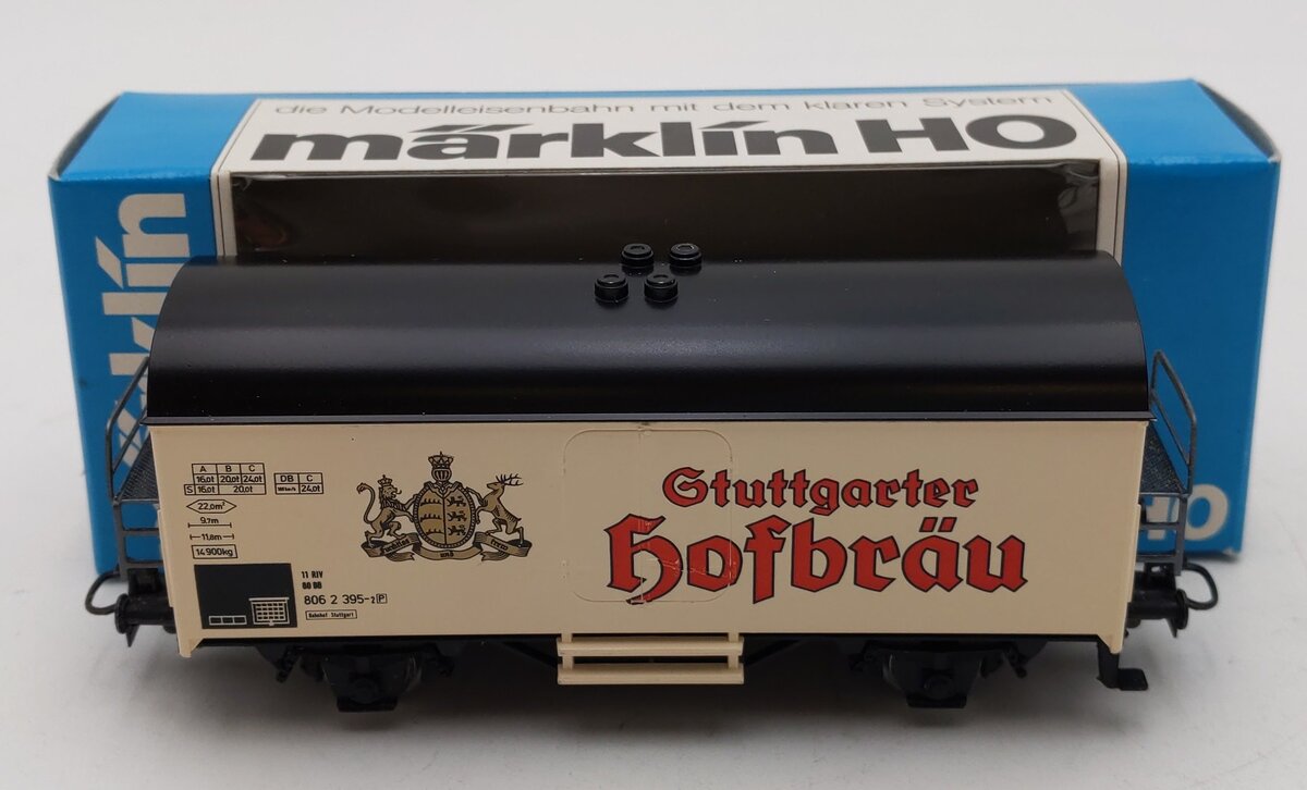 Marklin 4439 HO Scale Gtuttgarter Hofbau Boxcar LN/Box