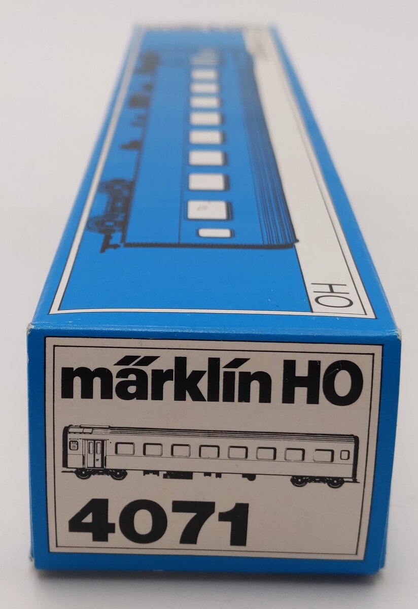 Marklin 4071 HO Scale Trans Europe Express Compartment Car #1 EX/Box