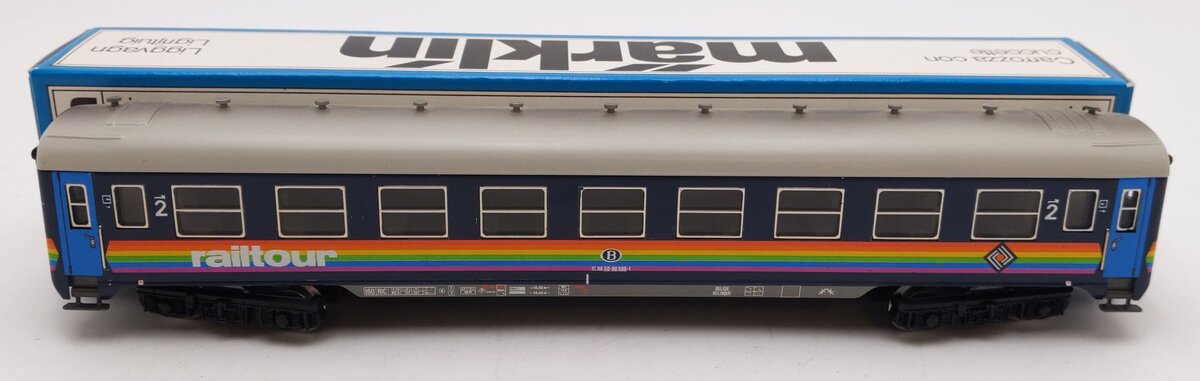 Marklin 4118 HO Scale Railtour Passenger Car #2 EX/Box