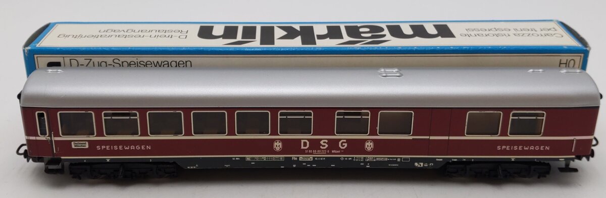 Marklin 4188 DSG HO Scale Dining Passenger Car EX/Box