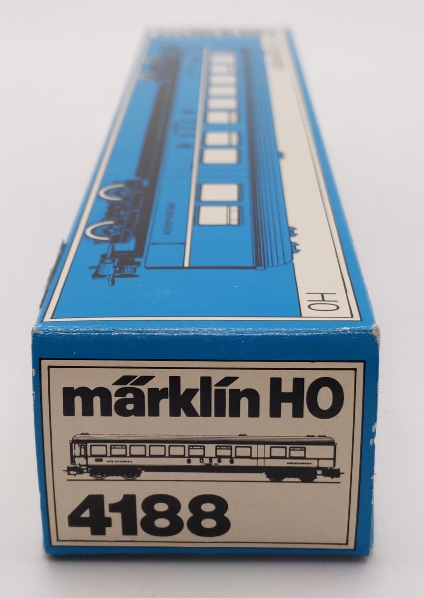 Marklin 4188 DSG HO Scale Dining Passenger Car EX/Box