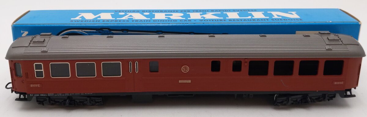 Marklin 4073 HO Scale Restaurant Passenger Car EX/Box