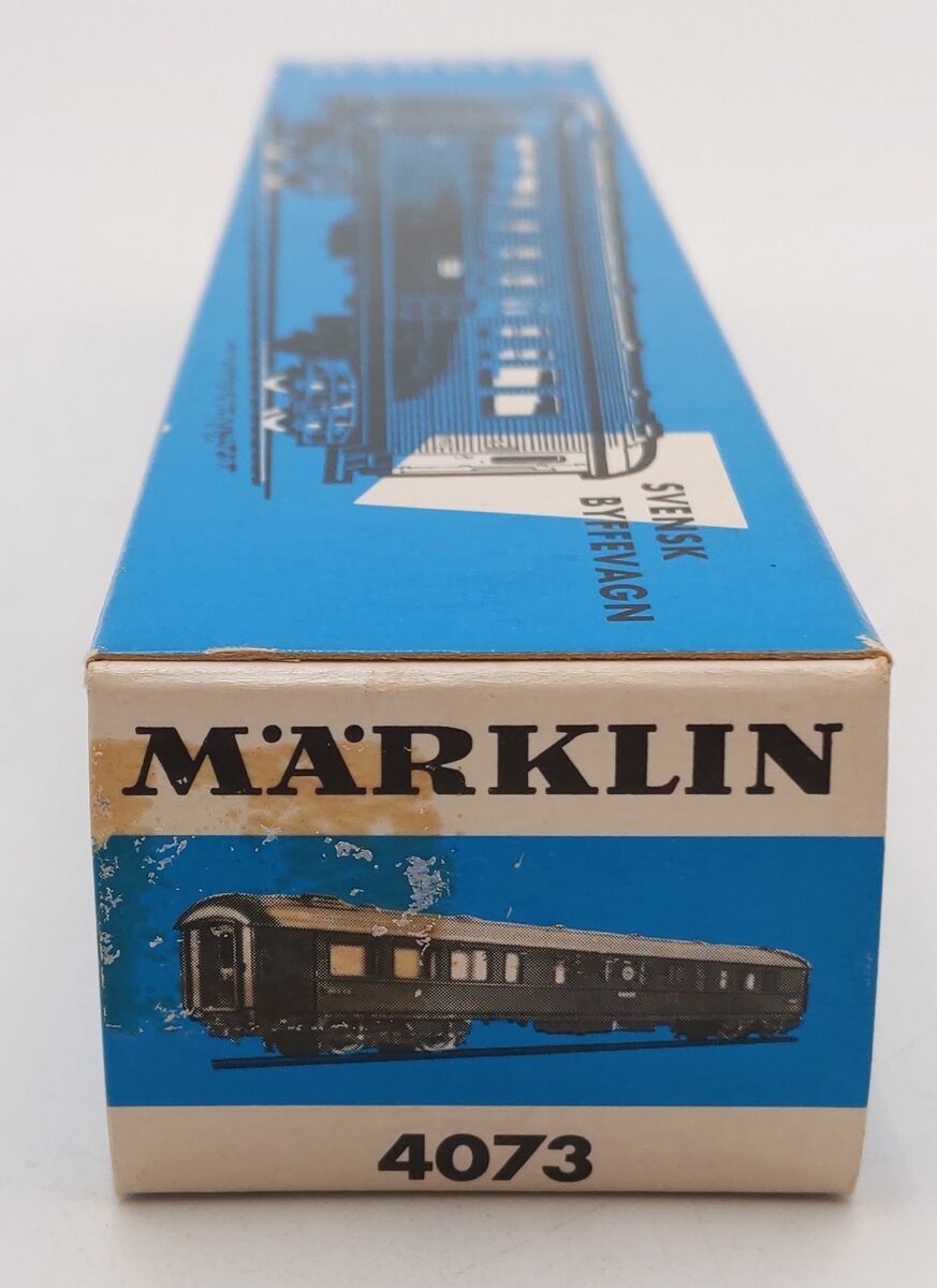 Marklin 4073 HO Scale Restaurant Passenger Car EX/Box