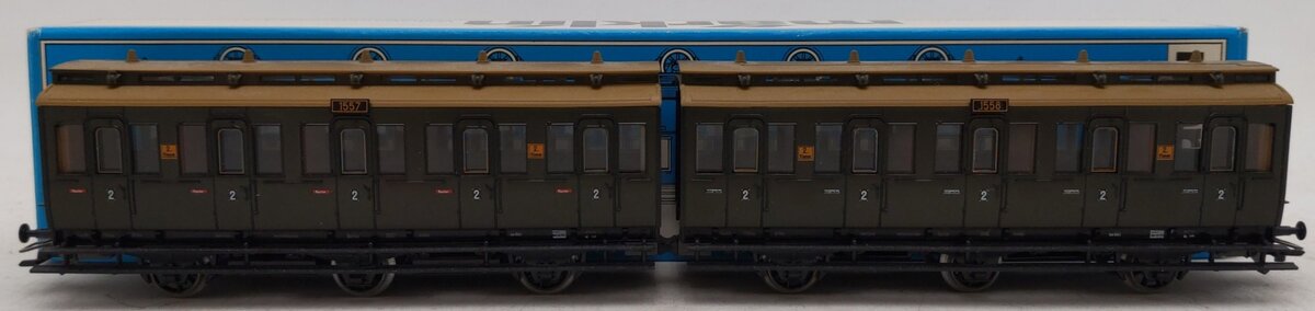 Marklin 4207 HO Scale Express Train Passenger Cars (Set of 2) EX/Box