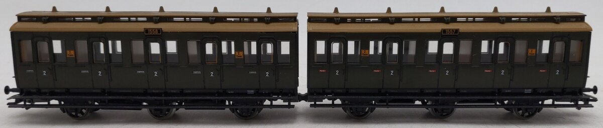 Marklin 4207 HO Scale Express Train Passenger Cars (Set of 2) EX/Box