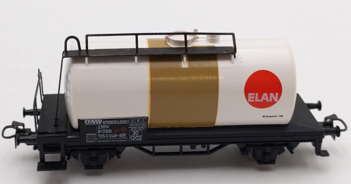 Marklin 4444 HO Scale ELAN Tank Car EX/Box