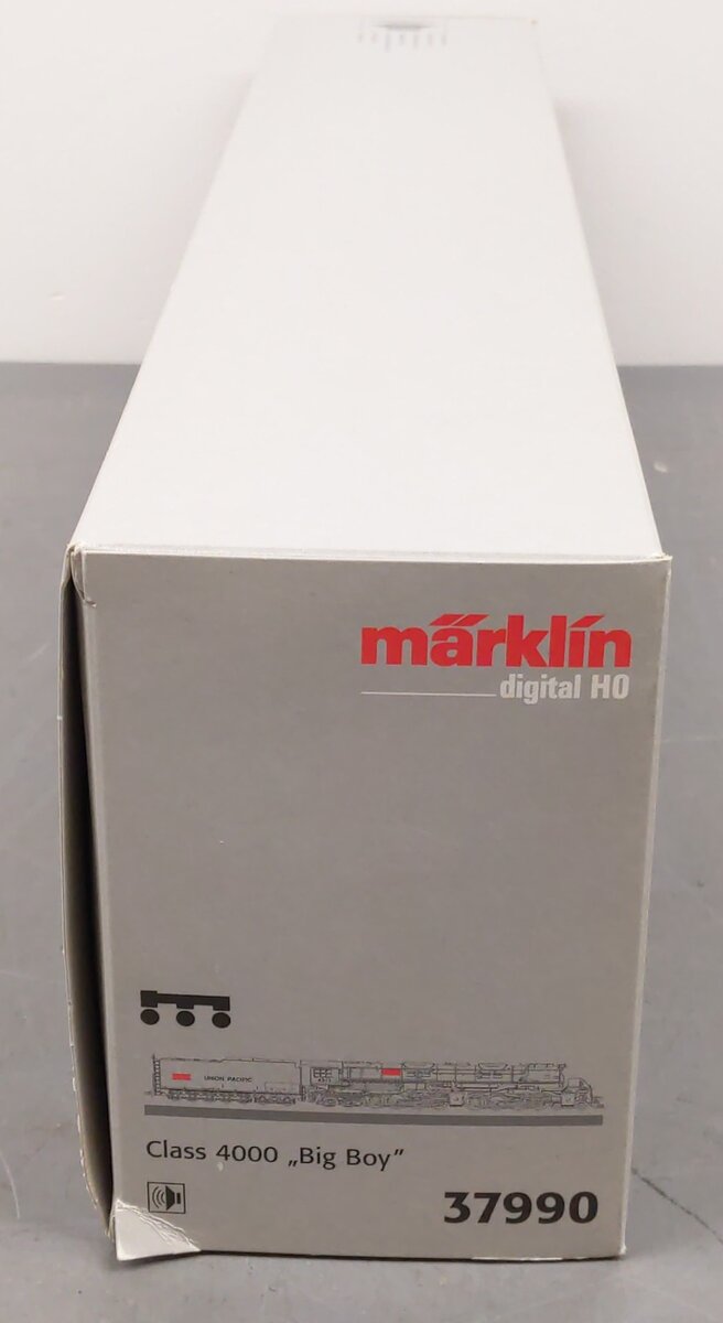 Marklin 37990 HO Scale Union Pacific Big Boy Wooden Box & Display Board EX/Box