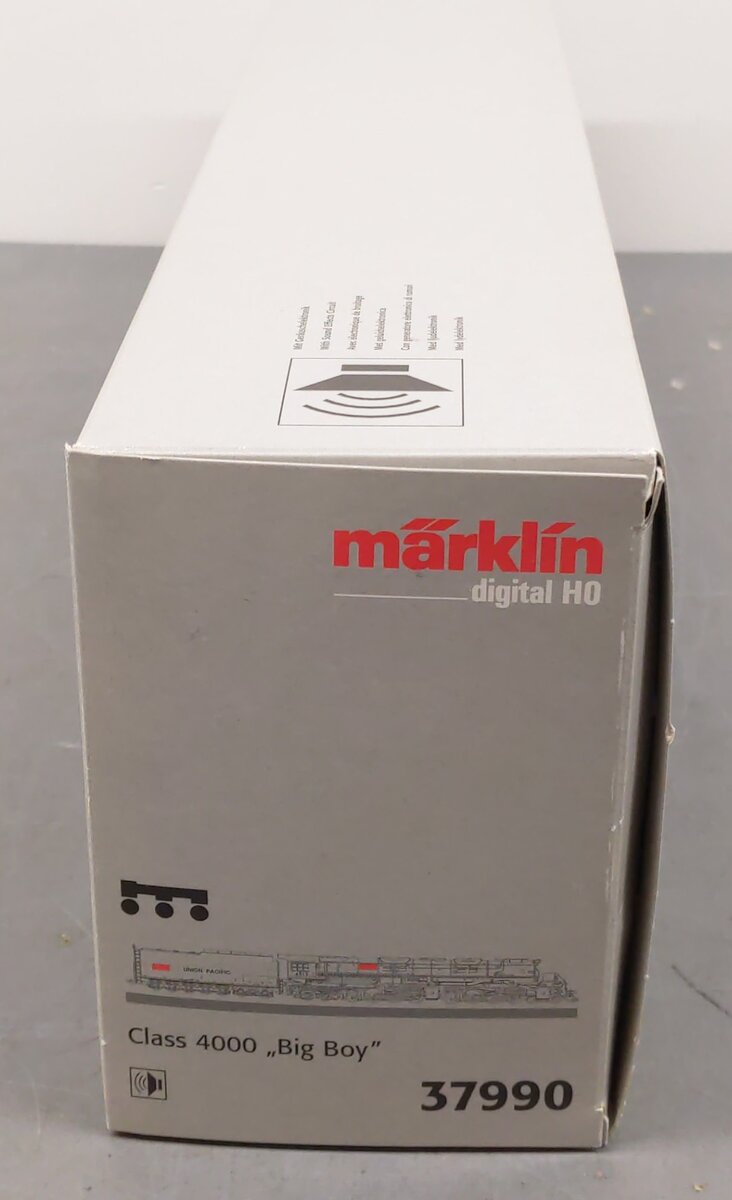 Marklin 37990 HO Scale Union Pacific Big Boy Wooden Box & Display Board EX/Box